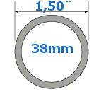 38mm RVS uitlaatdelen