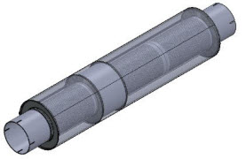 5 inch demper met kamer