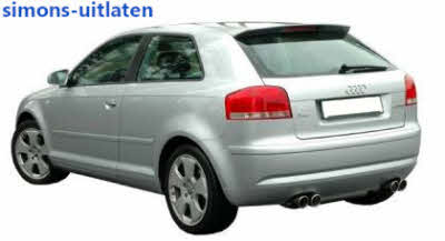 Audi A3 Hatchback 8P Simons Sportuitlaten