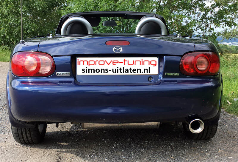 Mazda MX5 NB Simons Sportuitlaat