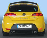 Seat Leon 1P met Simons Sportuitlaat
