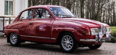 Saab 96 (ook 2T) Sportuitlaat van Simons