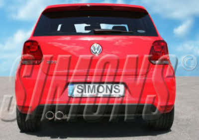 VW Polo GTi Sportuitlaat van Simons