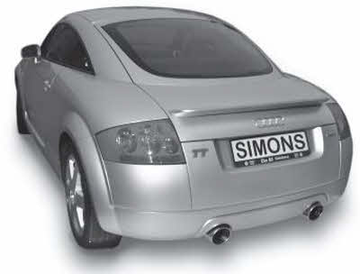 Audi TT Sportuitlaten van Simons