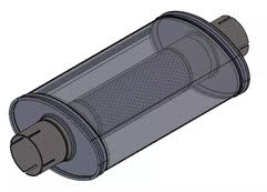 Ovale RVS demper Super