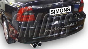 opel vectra b sportuitlaten simons