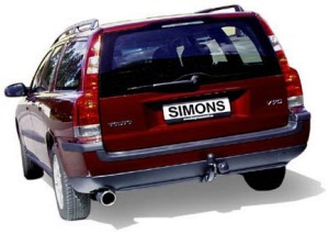 simons v70 (2000-2007) sportuitlaten volvo