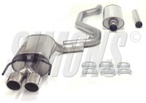 063-hedr sportuitlaat saab 9-3 2x80mm 58l