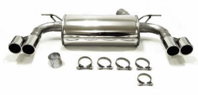 4x 80mm sportuitlaat BMW 320i / 330i