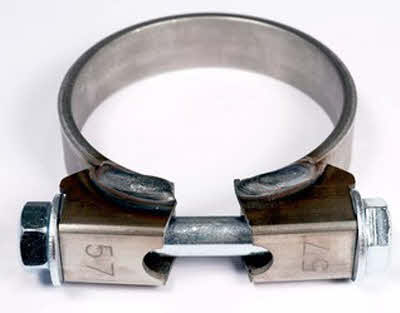 RVS Uitlaatklem 57mm