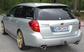 subaru legacy sportuitlaat