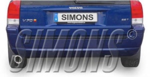 volvo s70 sportuitlaat simons