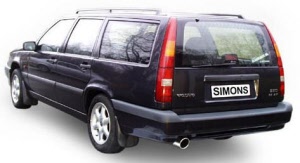 volvo 850 met simons sportuitlaat