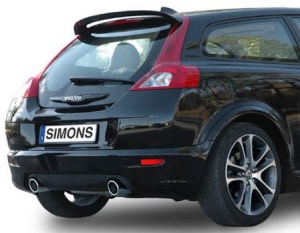 volvo c30 met simons sportuitlaat